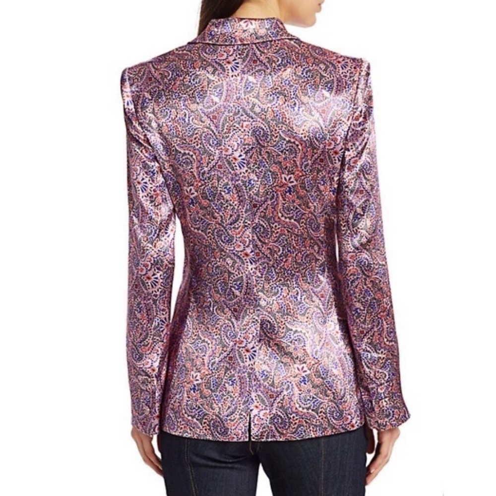 NWT Cinq a Cept Silk Designer Blazer - Picture 2 of 13
